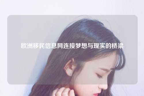 连接梦想与现实的桥梁